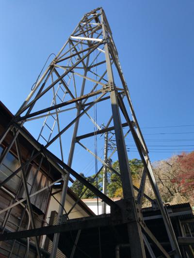 景観・まちづくり専門委員会湯河原町温泉櫓と河川の景観資源調査20171219/ひばり荘温泉櫓1
